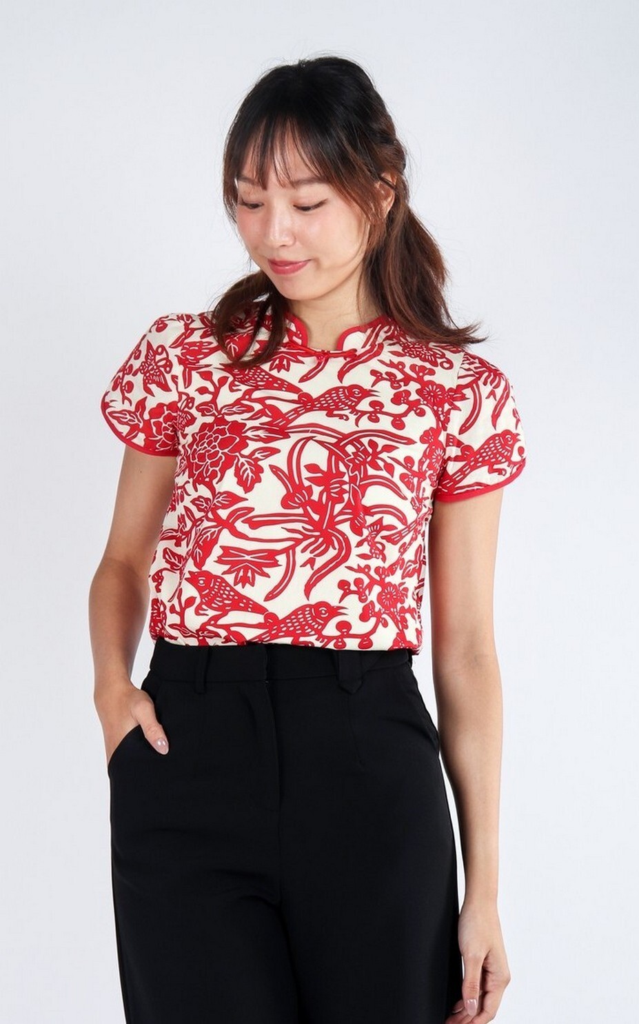 Yuan Cheongsam Top